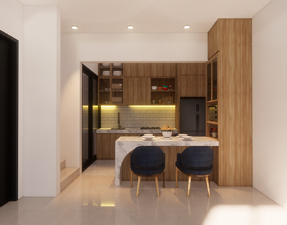 Wisteria Residence (Kitchen & Living Room)