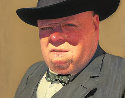 Portraits of Churchill - Homage to Various Artists
