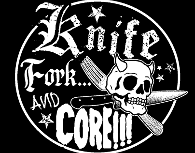 Knife, fork... and core!!! (logo)