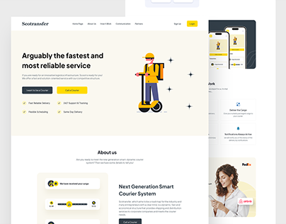 Project thumbnail - Scotransfer Landing Page