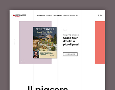 Mondadori Electa - Concept website