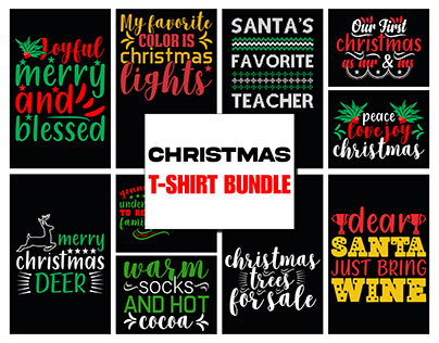 Christmas Bundle t-shirt design
