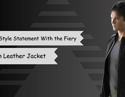 Style Statement With the Fiery Damon Leather Jacket