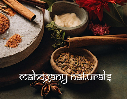 Mahogany Naturals Skincare Branding