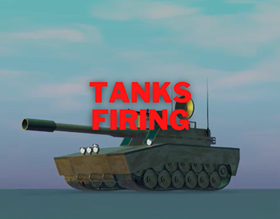I will make you a 3d animation video, tanks firing