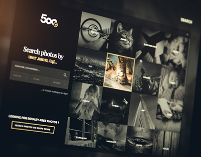 500px redesign concept approach