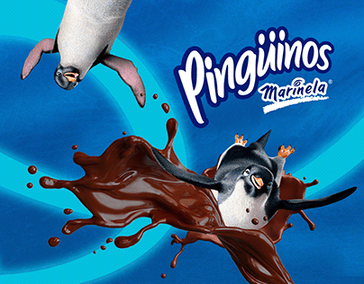 Lanzamiento leche achocolatada Pinguinos Marinela