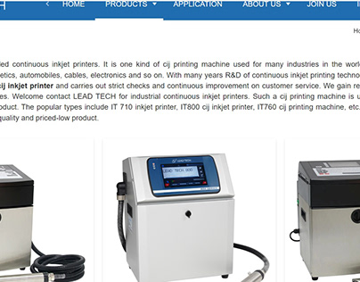 industrial continuous inkjet printers