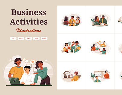 M340_Business Activities Illustrations