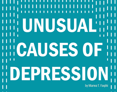 Unusual Causes of Depression - Infographic