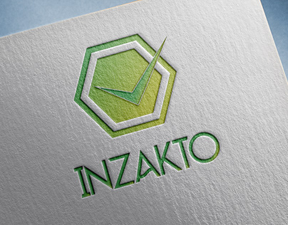 Inzakto logo design check mark