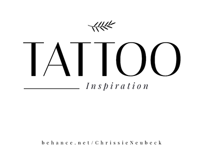 Tattoo inspiration mini zine