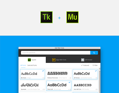 Typekit & Self Hosted Fonts in Adobe Muse