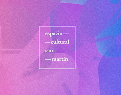 Sistema de Identidad - Espacio Cultural San Martín