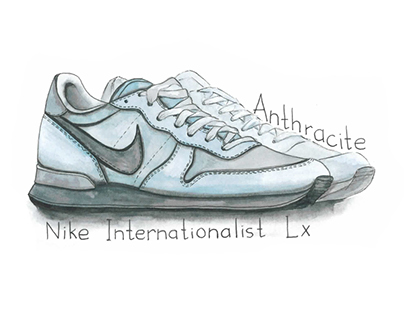 Sneaker illustration (Nike Internationalist Lx)
