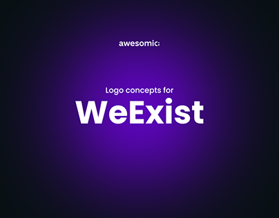 Logo concepts for WeExist