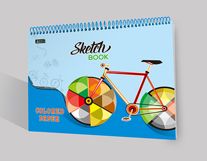 cover design of Colored paper sketch