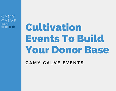 Cultivation Events To Build Your Donor Base