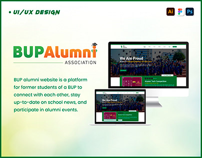 UI/UX Design || Alumni Website Homepage