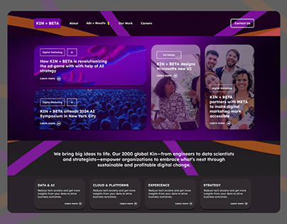 Project thumbnail - Digital Marketing Agency Landing Page Design