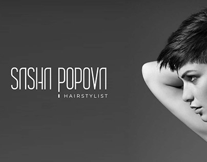 Logo for hairstylist / Логотип для парикмахера-стилиста