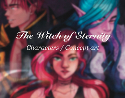 The Witch of Eternity - concept art for characters