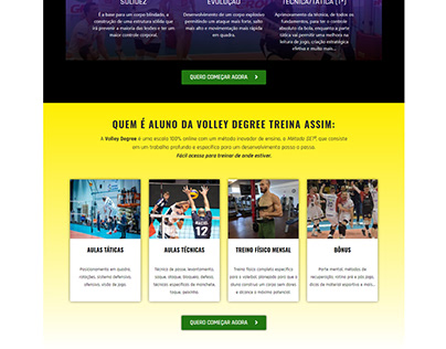 Landing Page Volley Degree