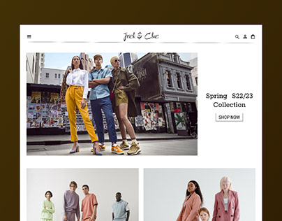 Fashion Brand E-Commerce Website Landing Page