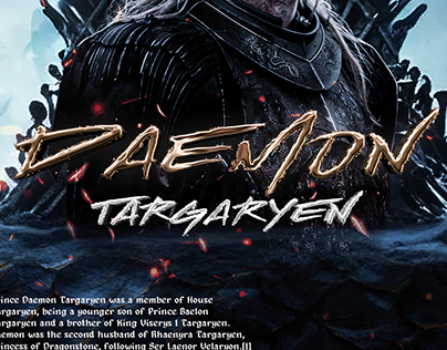 Daemon Targaryen poster