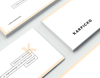 Karpicko Cukiernia - logo identity -alternative take