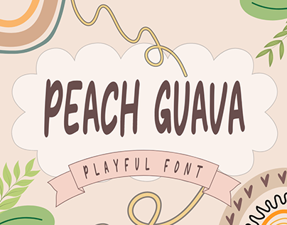Peach Guava - Playful Font