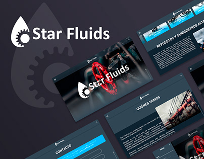 Star Fluids - Web design