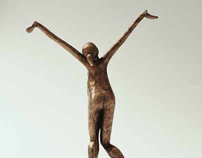 "Marieke", bronze statue