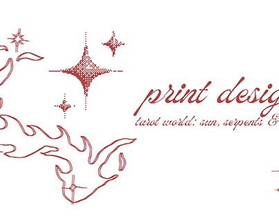 Tarot's Angels: Print Design for Apparel