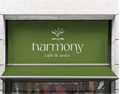 Harmony cafe branding