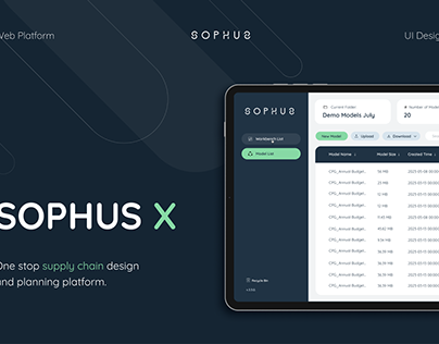 Sophus | Web Platform, UI Design