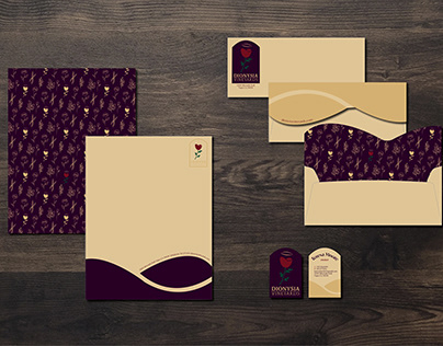 Imaginary Winery Logo & Letterhead System