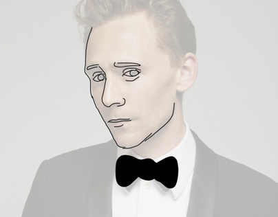 Tom Hiddleston Abstract