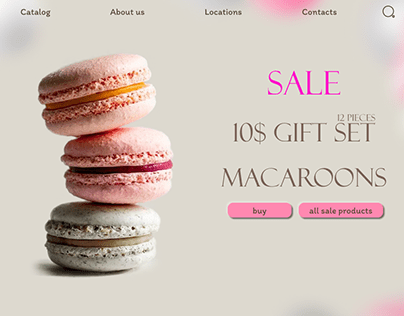 Site for candy shop/ landing page