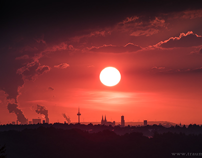 Sundown over Cologne