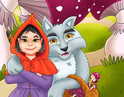 Book cover "Little Red Riding Hood"