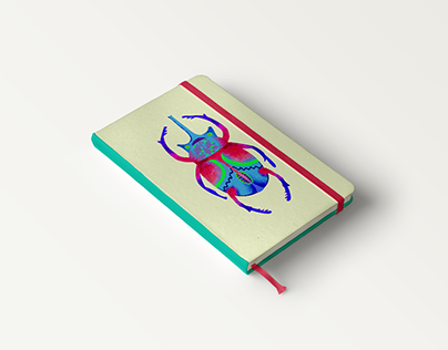 Ilustración escarabajo