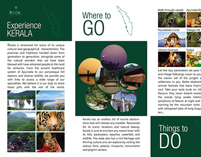 3 Fold Brochure -Kerala Tourism