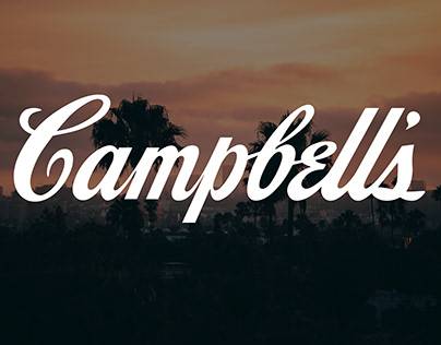 Campbell's packaging design.