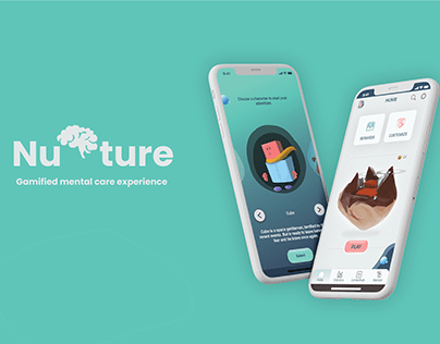Project thumbnail - NURTURE- Gamified mental Care; UXUI