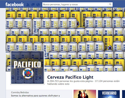 Branding Facebook Cerveza Pacifico