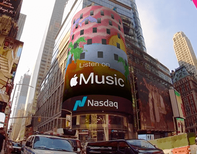 Project thumbnail - Apple Music Nasdaq Billboard