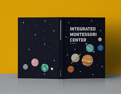 Space-Themed Kindergarten Yearbook