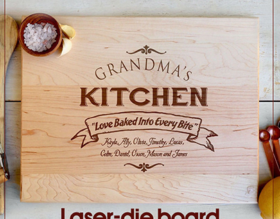 Perfect Laser-die board | laser Engraved Cutting board