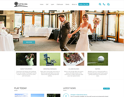 Golf Burnaby website